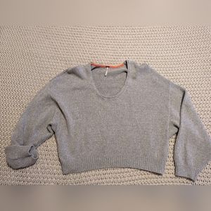 NWOT Free People Cropped Sweater